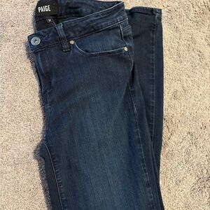 PAIGE Women's Deep Indigo Skinny Jeans